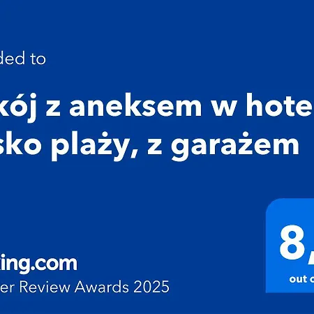 Pokoj Z Aneksem W Hotelu Blisko Plazy, Z Garazem Kołobrzeg Zewnętrze zdjęcie